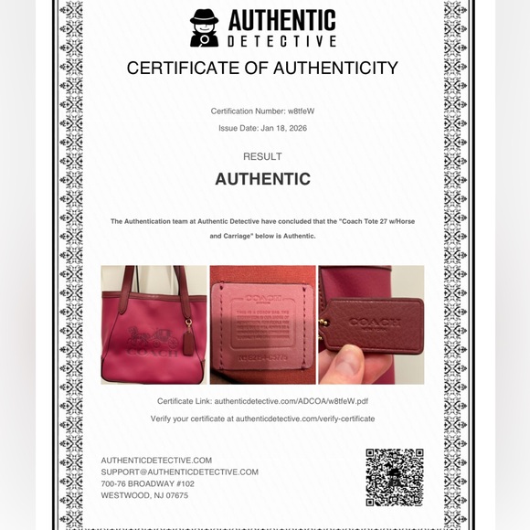 Coach (NWT) Tote 27 in Colorblock With Horse And Carriage - Picture 17 of 17